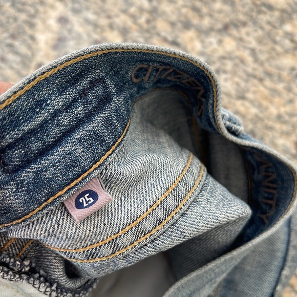 Citizens of Huamnity Distressed Denim Shorts - Picture 5 of 5